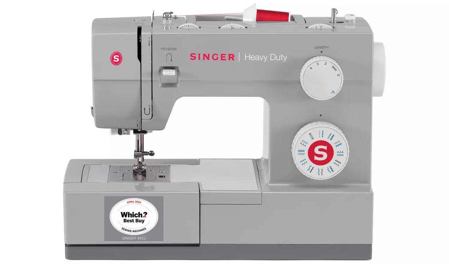 Singer Heavy Duty 4423 Sewing Machine - Which? Best Buy 2 years running, 60% stronger, 30% faster - New 2025 model