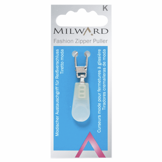Milward Silver Fashion Zipper Puller