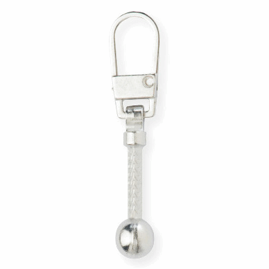 Milward Silver Fashion Zipper Puller