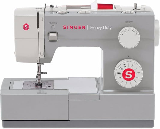 Singer Heavy Duty 4411 Sewing Machine with FREE Upgrade to New 5511 model - same spec, white and grey finish - New 2025 Model