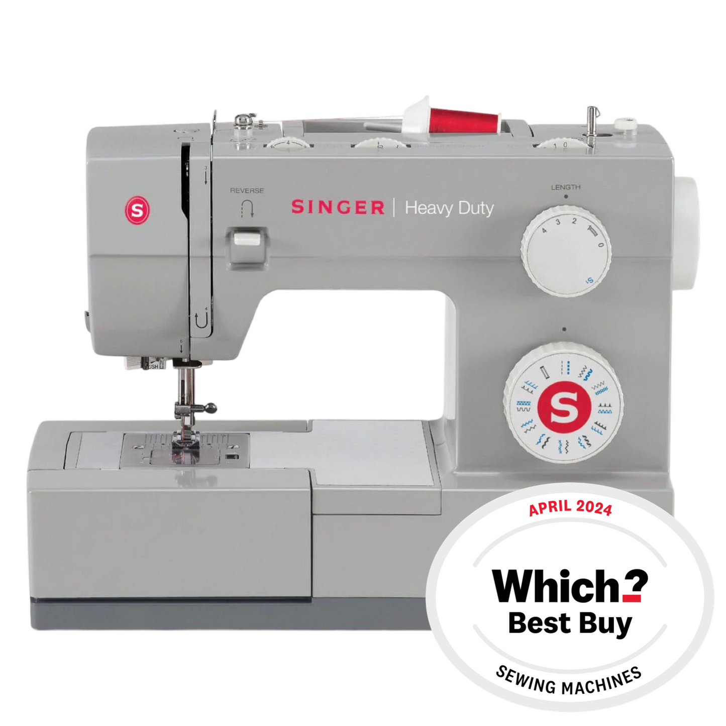 Singer Heavy Duty 4423 Sewing Machine - Which? Best Buy 2 years running, 60% stronger, 30% faster - New 2025 model