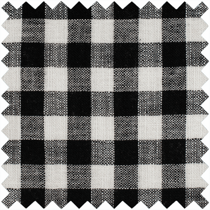 Monochrome Gingham Empty Knitting Pin Wrap (Matt PVC)