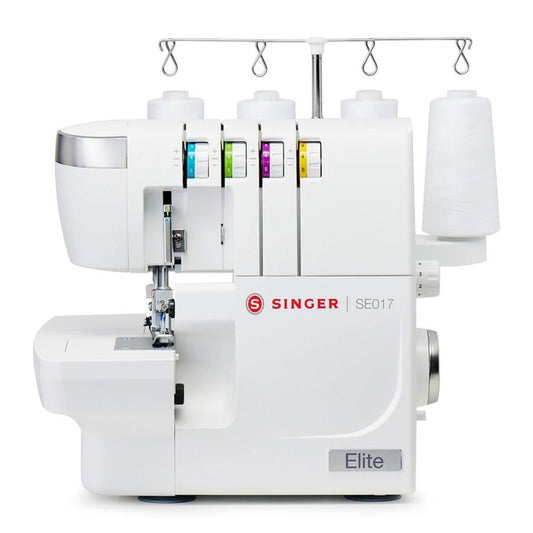 Singer Elite Heavy Duty SE017 Overlocker - Heavy Duty specification, extra LED lighting, strong, fast and reliable - new 2025 model
